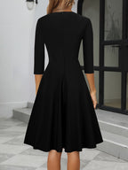 Paola - Elegante midi avondjurk dames