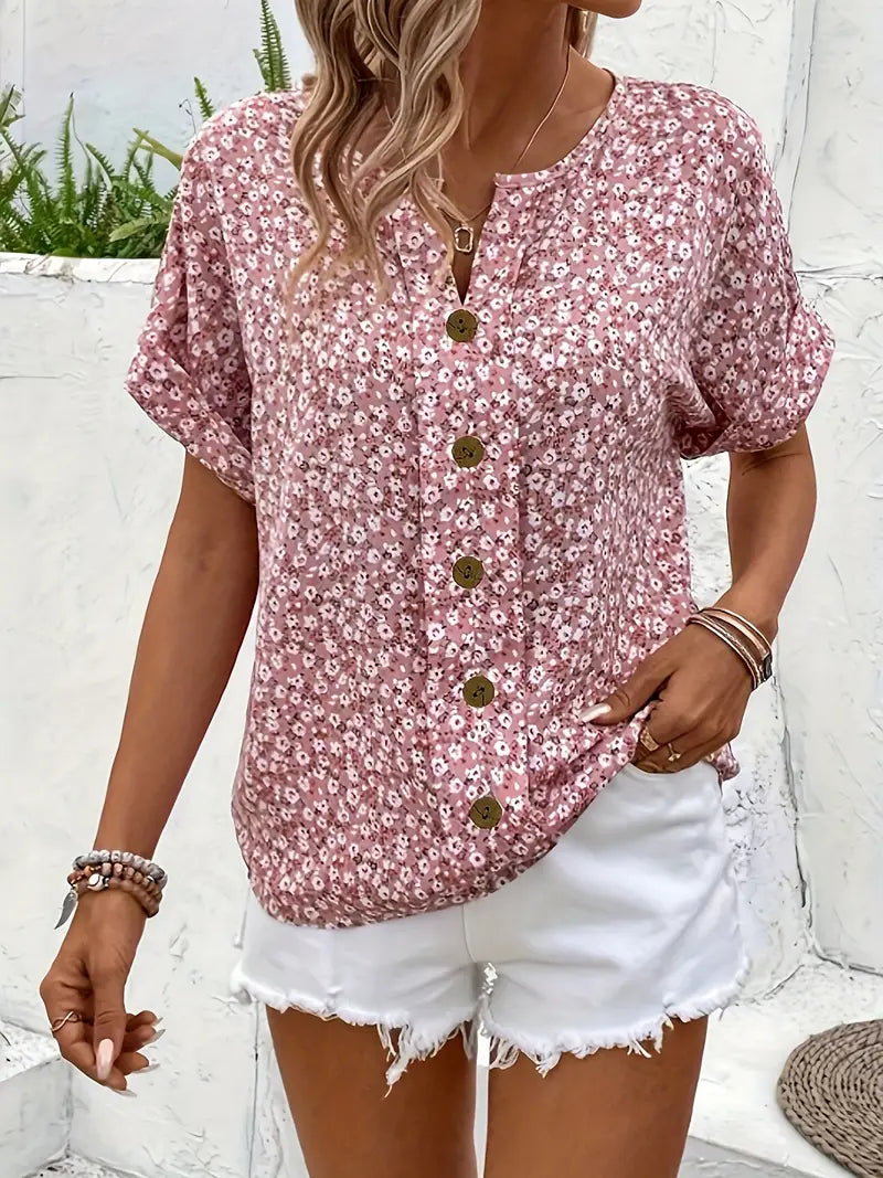 Célestine - Blouse met bloemenprint dames