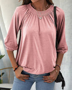 Lizette - Shirt met ronde hals dames