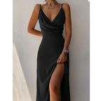 Margaux - Maxi zomerjurk met wikkelontwerp en dunne bandjes dames