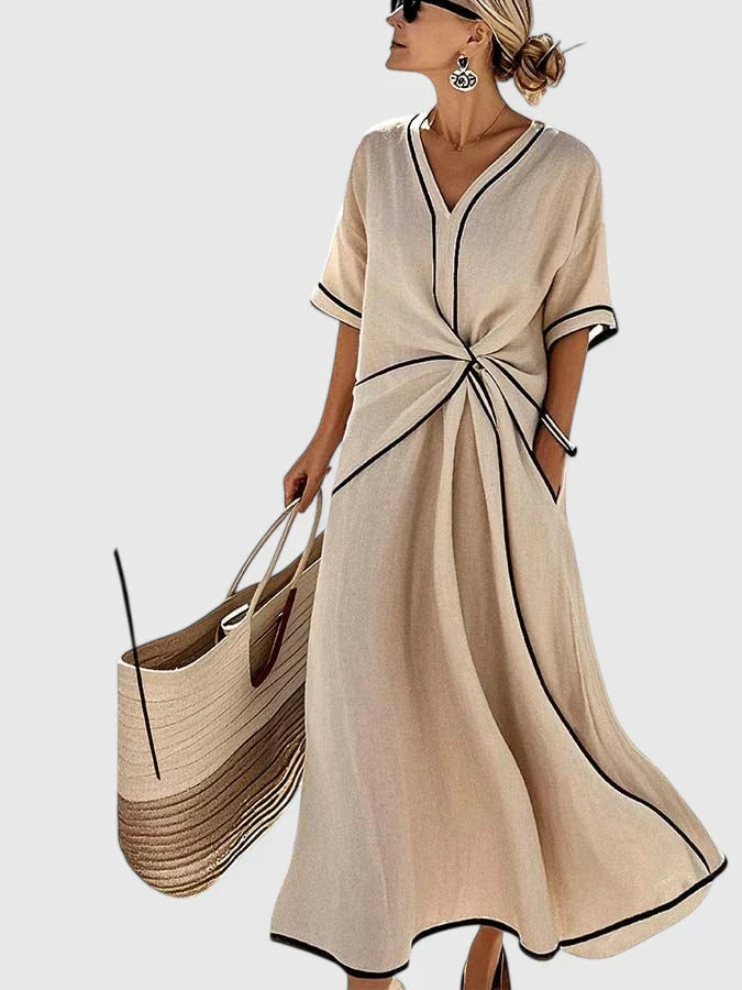 Thaëlle - Elegante zomerse maxi jurk dames