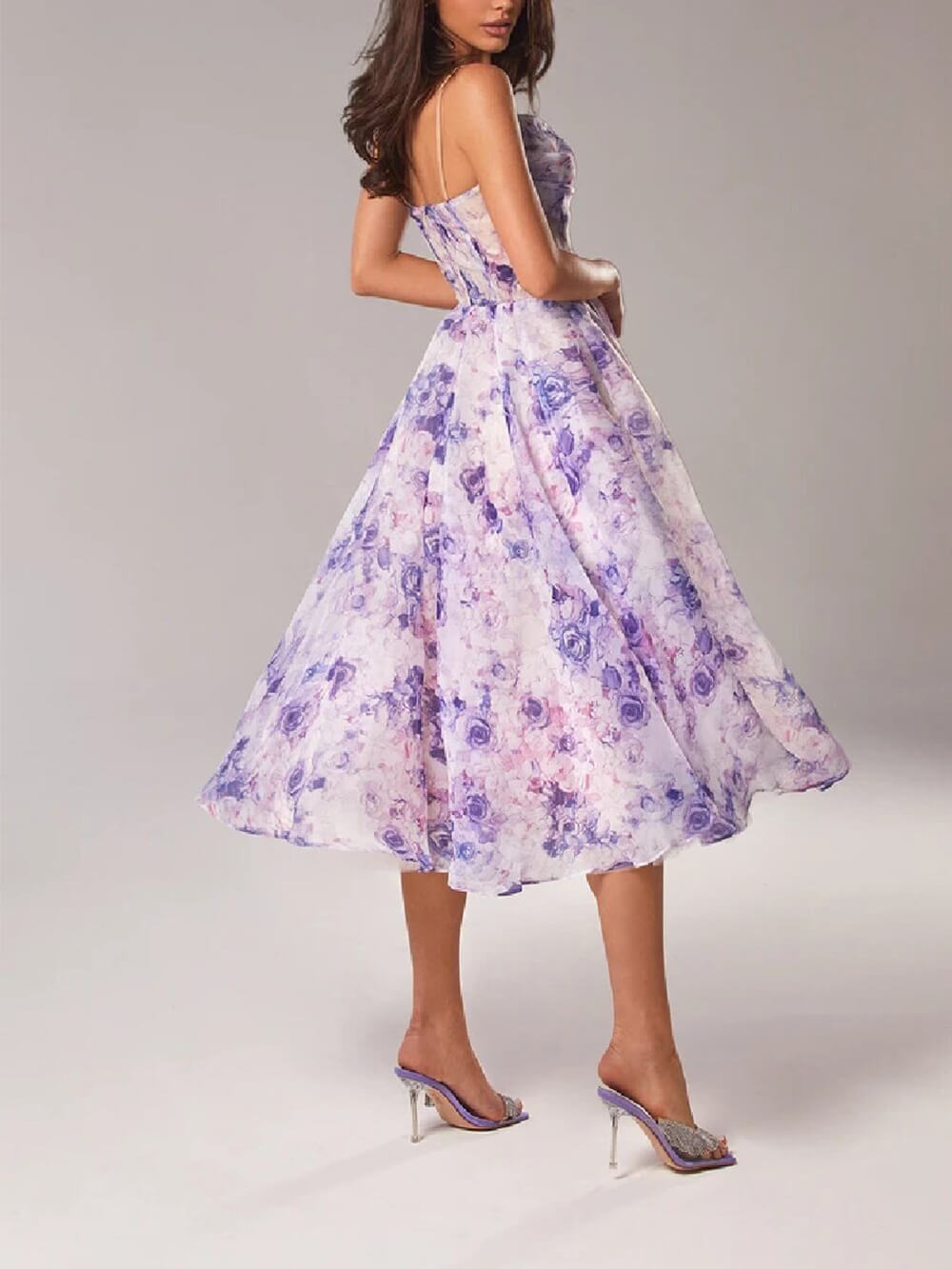Sabine - Midi zomerjurk dames