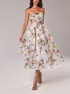 Sabine - Midi zomerjurk dames