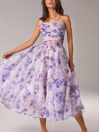 Sabine - Midi zomerjurk dames