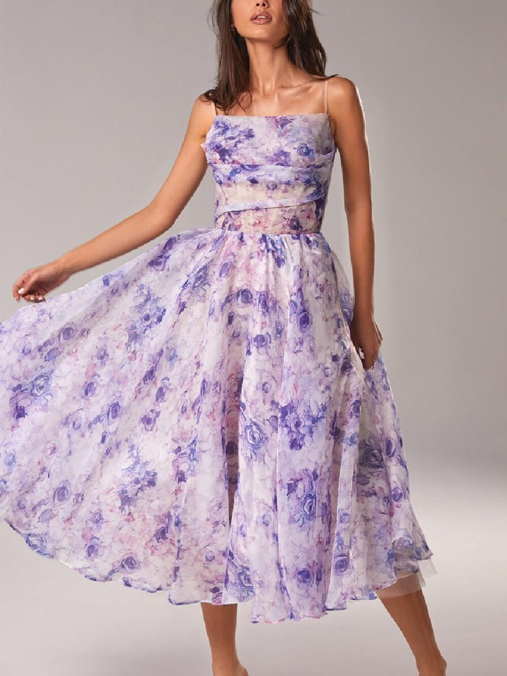 Sabine - Midi zomerjurk dames