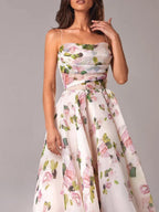 Sabine - Midi zomerjurk dames