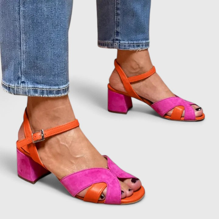 Isaline - Sandalen met blokhak dames