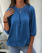 Lizette - Shirt met ronde hals dames