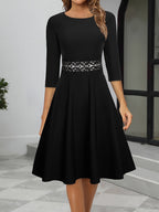 Paola - Elegante midi avondjurk dames