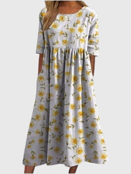 Garance - Midi jurk zomer dames