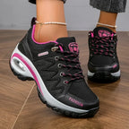 Waterafstotende wandelschoenen dames met antislipzool, veters en lichtgewicht constructie 3