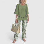 Maureen - Zomers tweedelig set dames