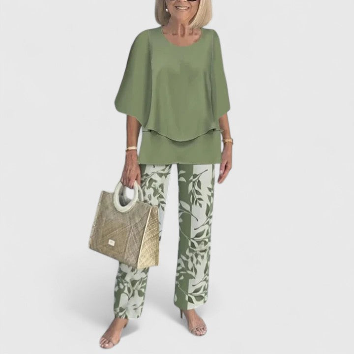 Maureen - Zomers tweedelig set dames