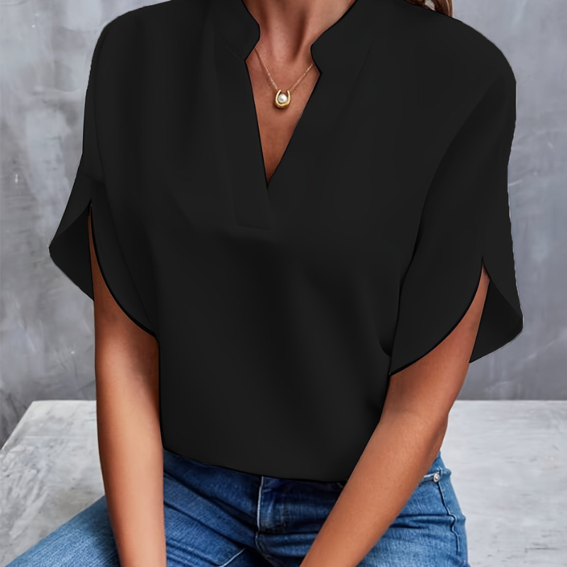 Alessandra - Blouse met korte mouwen dames