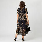 Valentine - Elegante zomerjurk met swirlprint dames