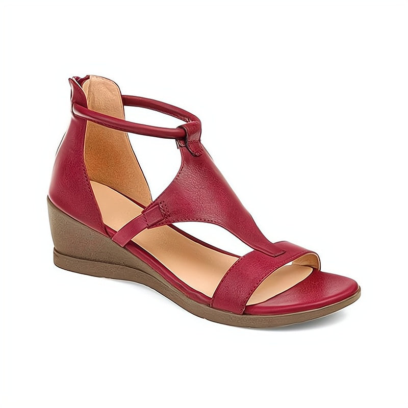 Capucine - Sandalen met sleehak dames