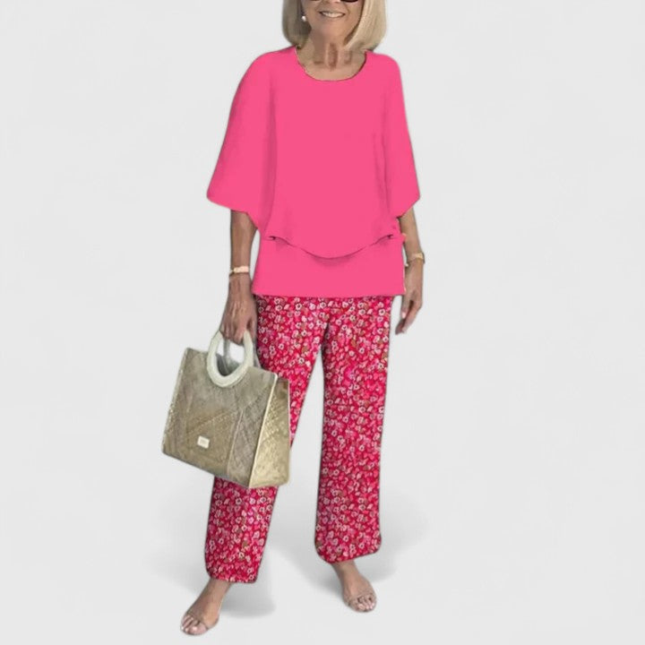 Maureen - Zomers tweedelig set dames
