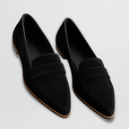Anaëlle - Suède loafers dames
