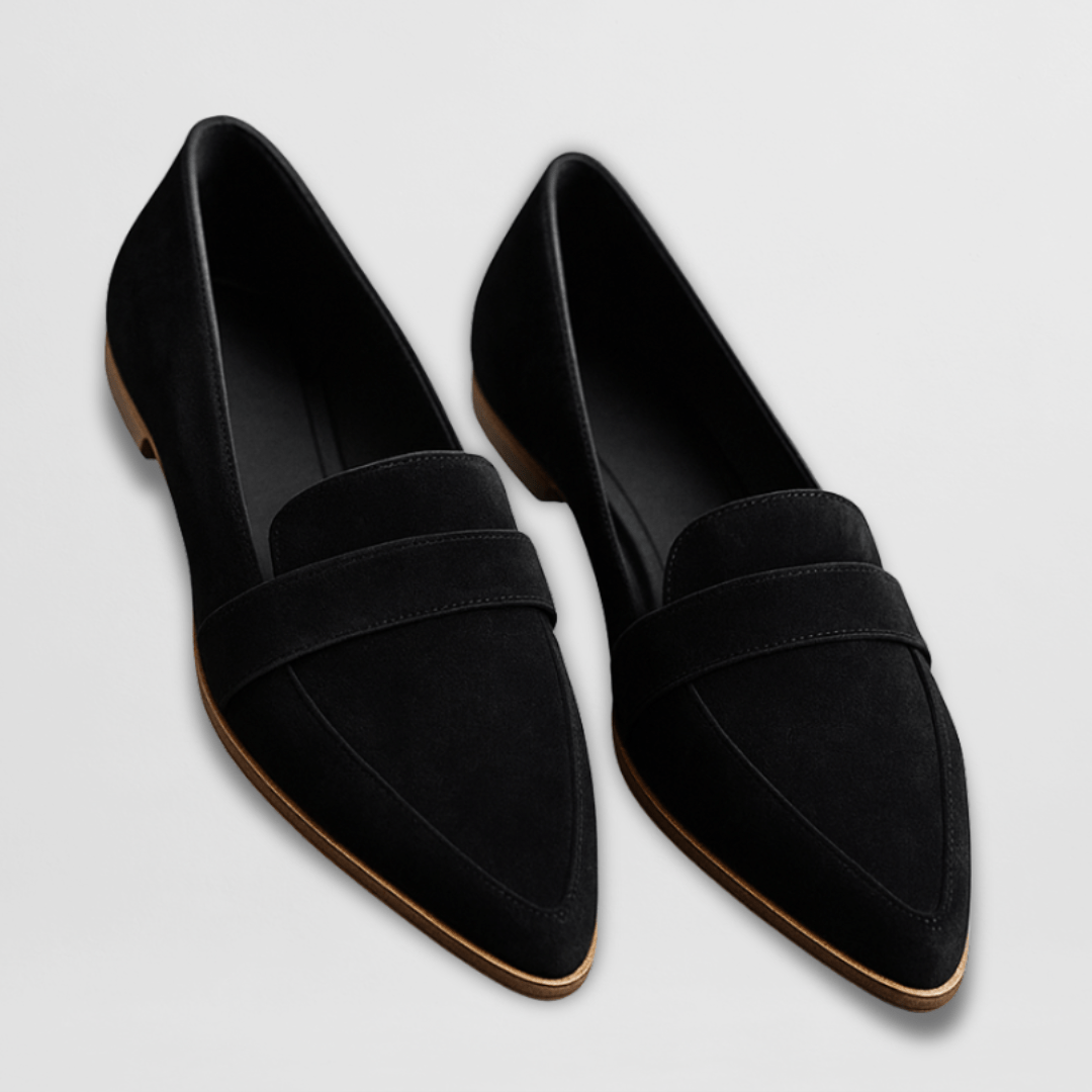 Anaëlle - Suède loafers dames