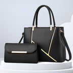 Lounelle - Tweedelige handtas set met tas en pouch dames