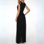 Ottavia - Mouwloze zomerse jumpsuit met wijde pijpen dames