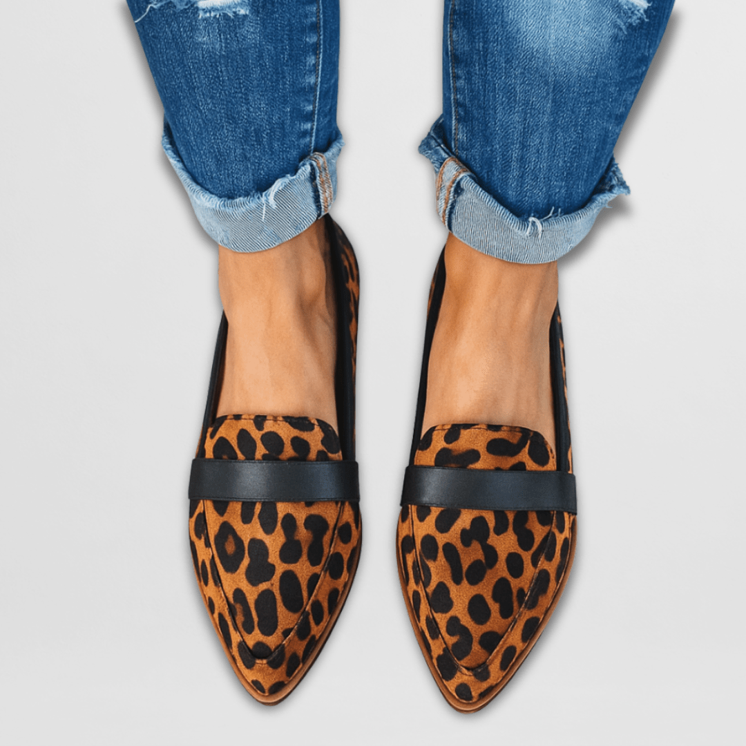Anaëlle - Suède loafers dames