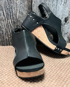 Coline - Sandalen met sleehak dames
