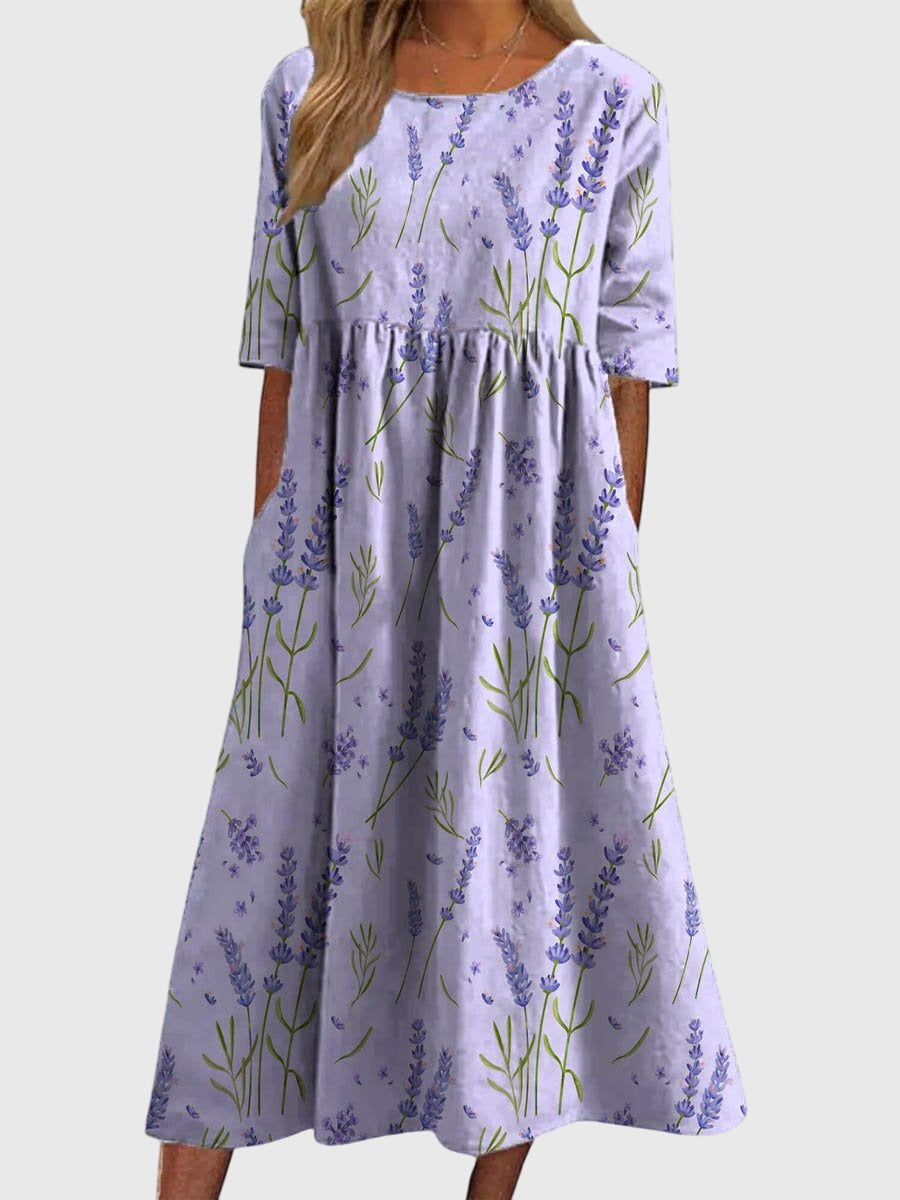 Garance - Midi jurk zomer dames