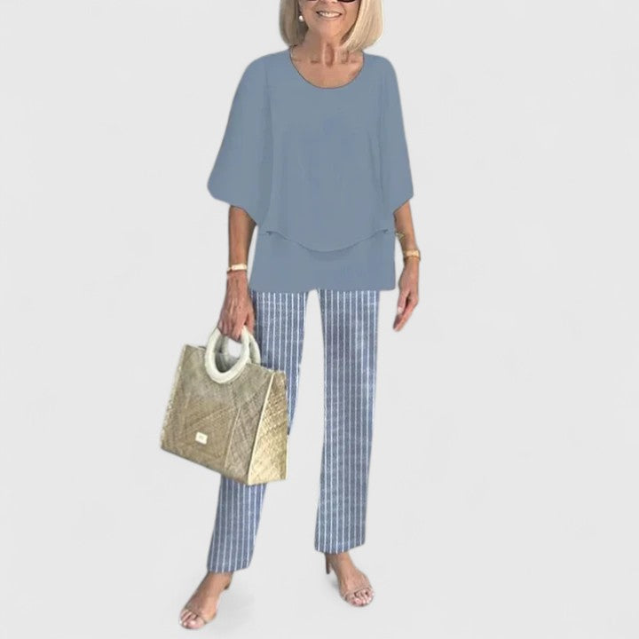 Maureen - Zomers tweedelig set dames