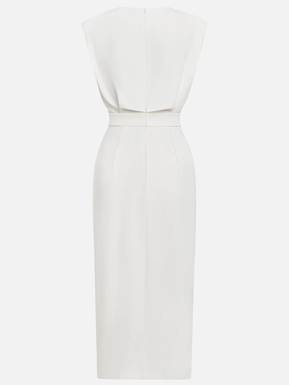 Florine - Elegante midi jurk met knopen dames