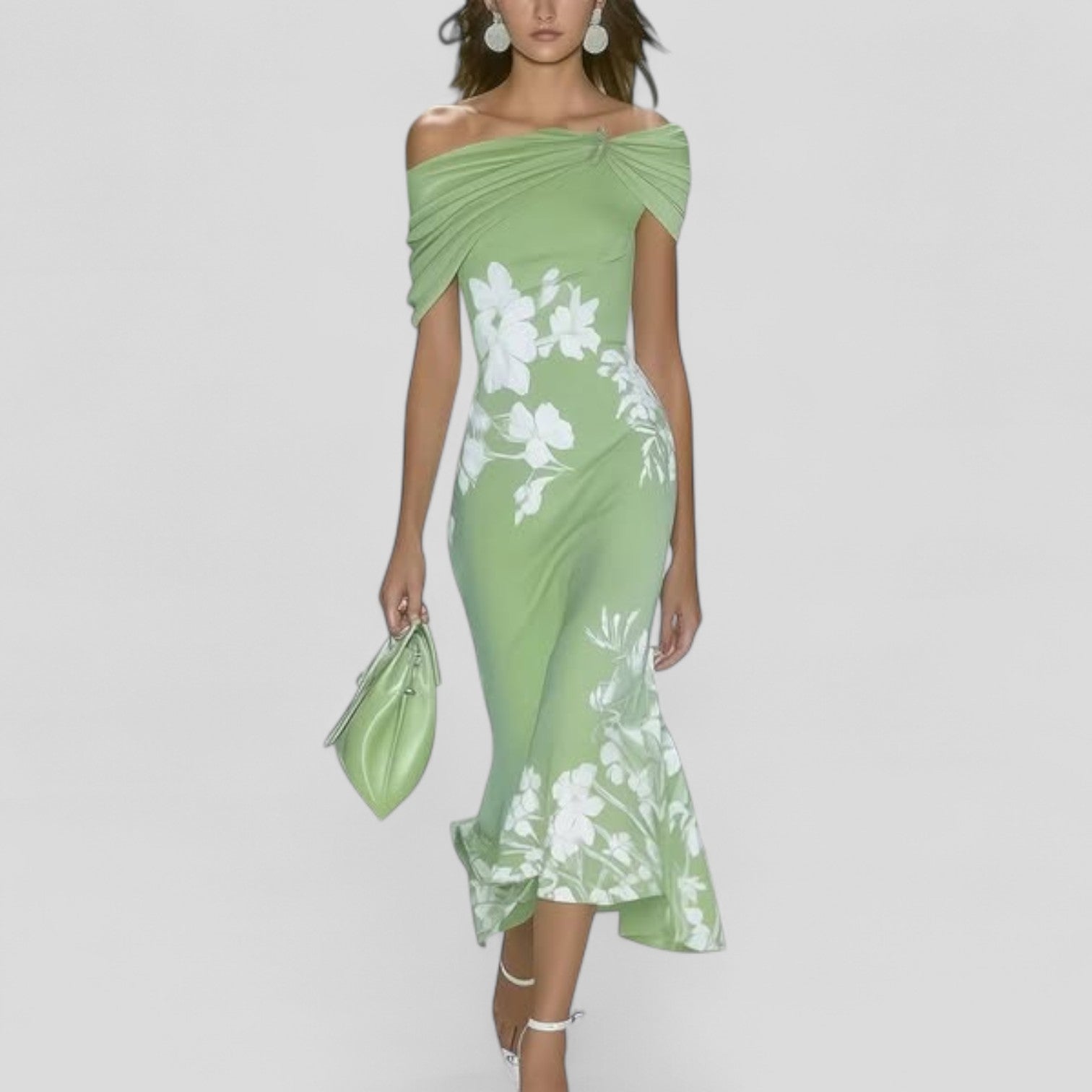 Élodie - Elegante midi jurk dames