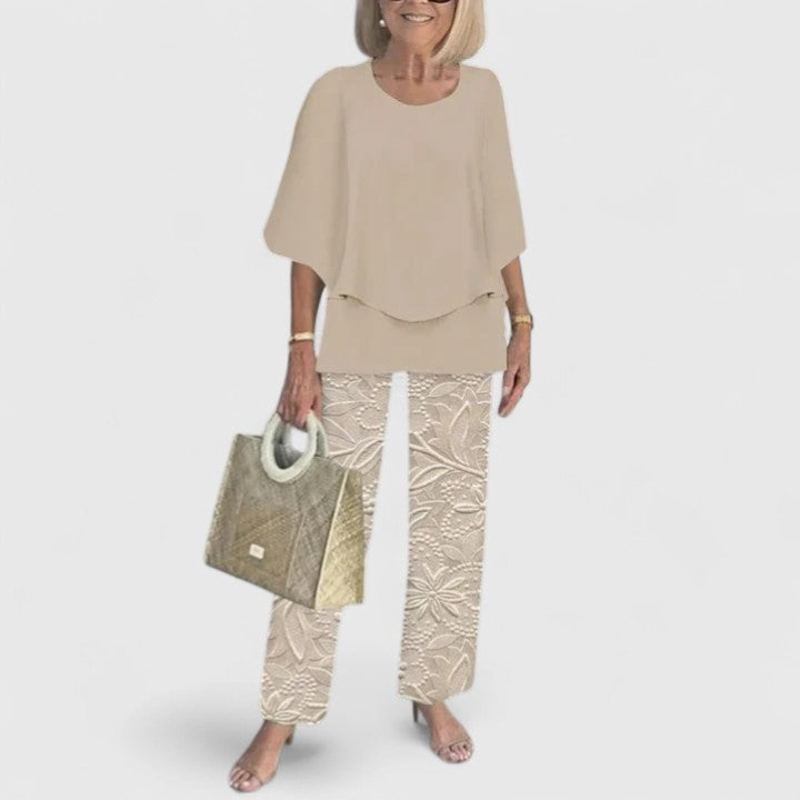 Maureen - Zomers tweedelig set dames