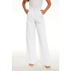 Letizia - Casual high-waist broek met wijde pijpen dames