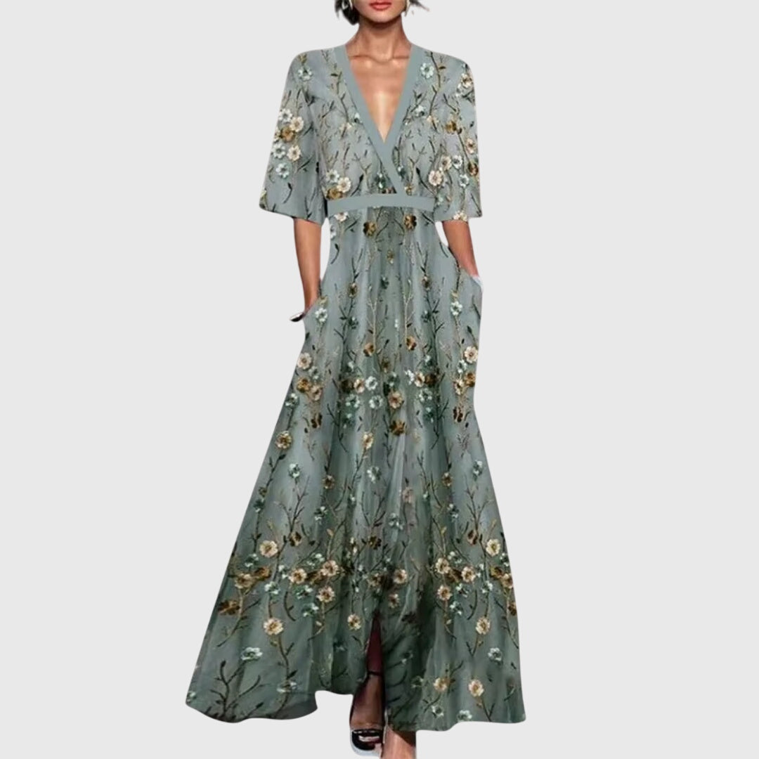 Lysiane - Elegante maxi jurk voor de lente dames