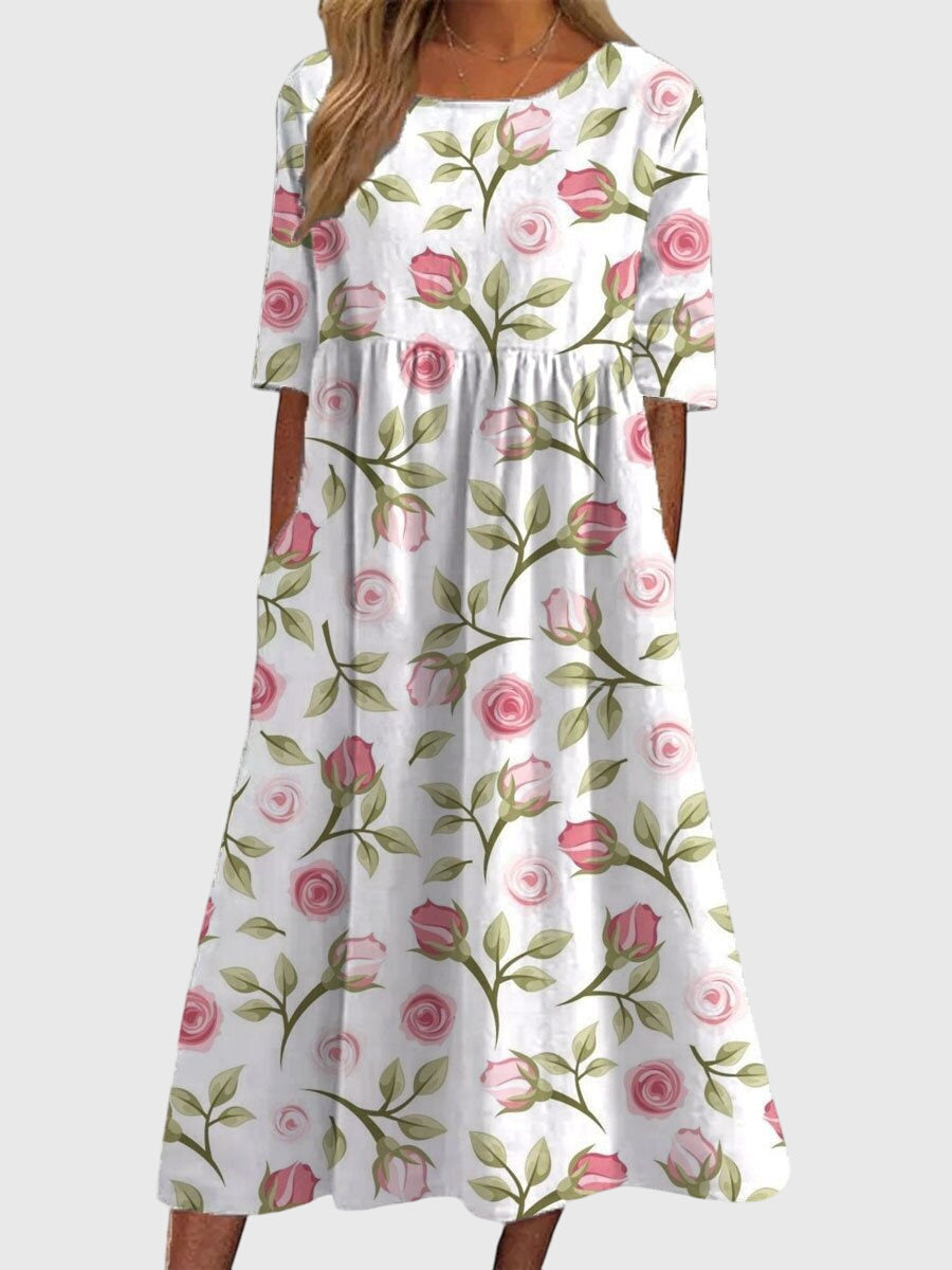 Garance - Midi jurk zomer dames