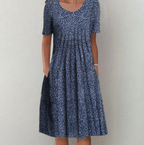 Lucia - Zomerse midi jurk met print dames