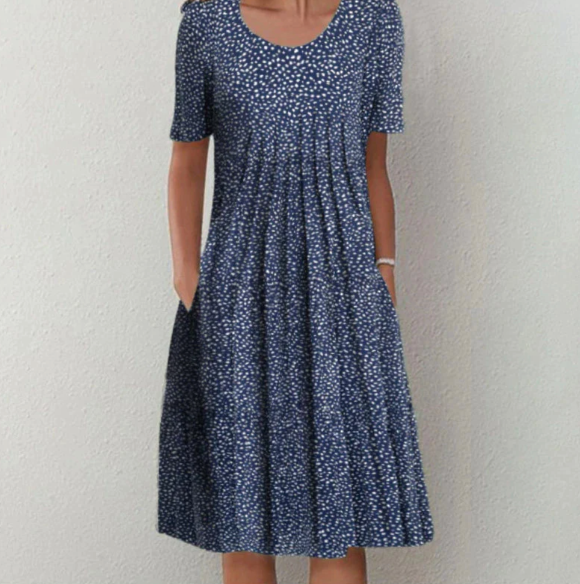 Lucia - Zomerse midi jurk met print dames