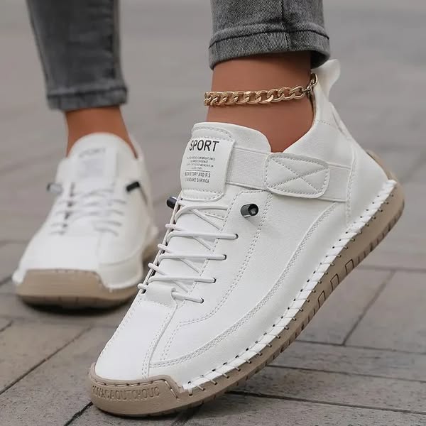 Instapsneakers dames zonder veters met sportieve look voor dagelijks gebruik 2