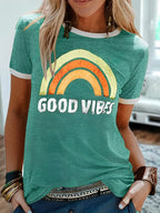 Macy - Good vibes shirt dames