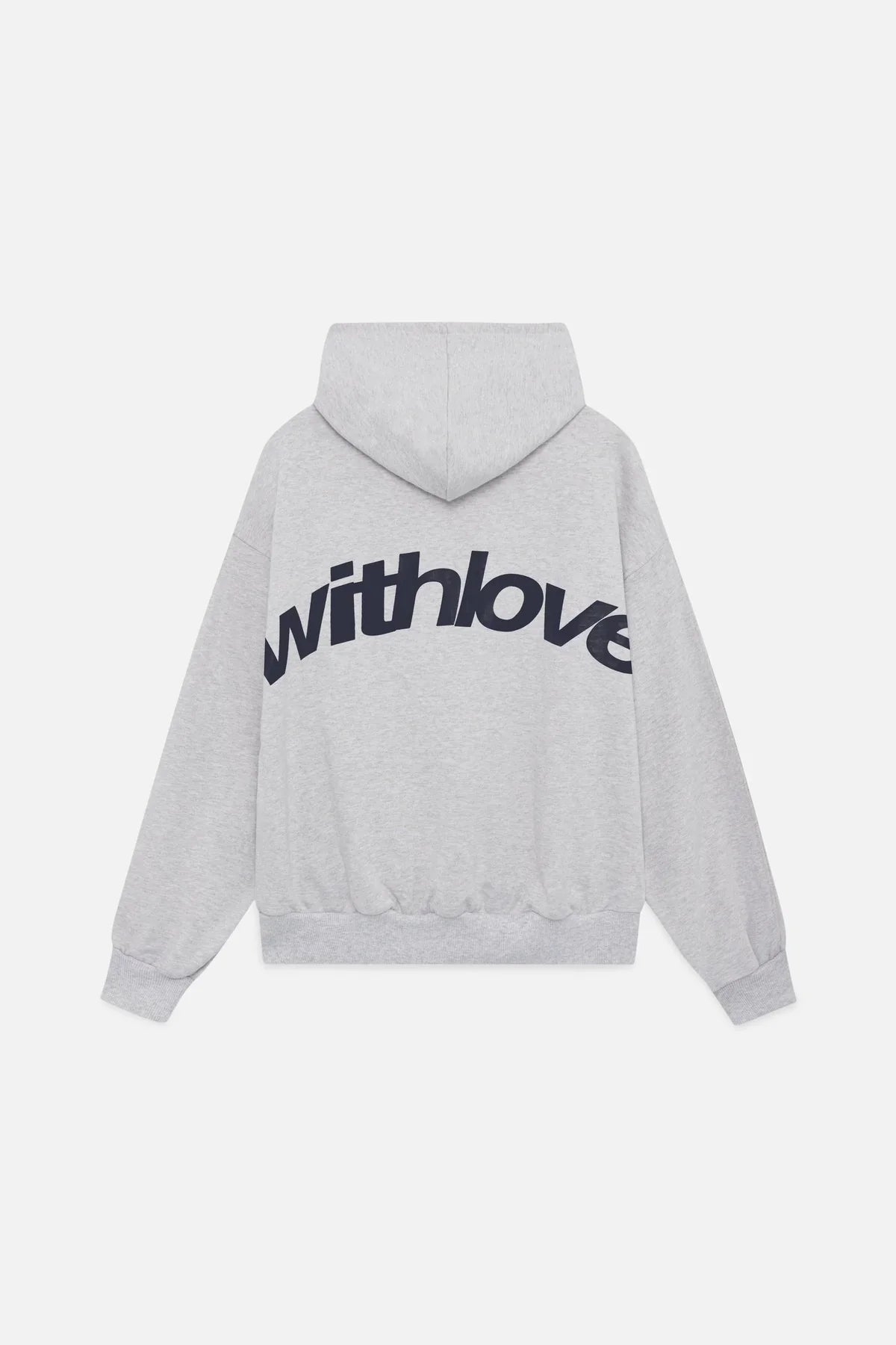 Hoodie dames oversized met capuchon en rugprint