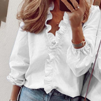 Lea - Blouse met ruches dames