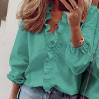 Lea - Blouse met ruches dames