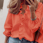Lea - Blouse met ruches dames