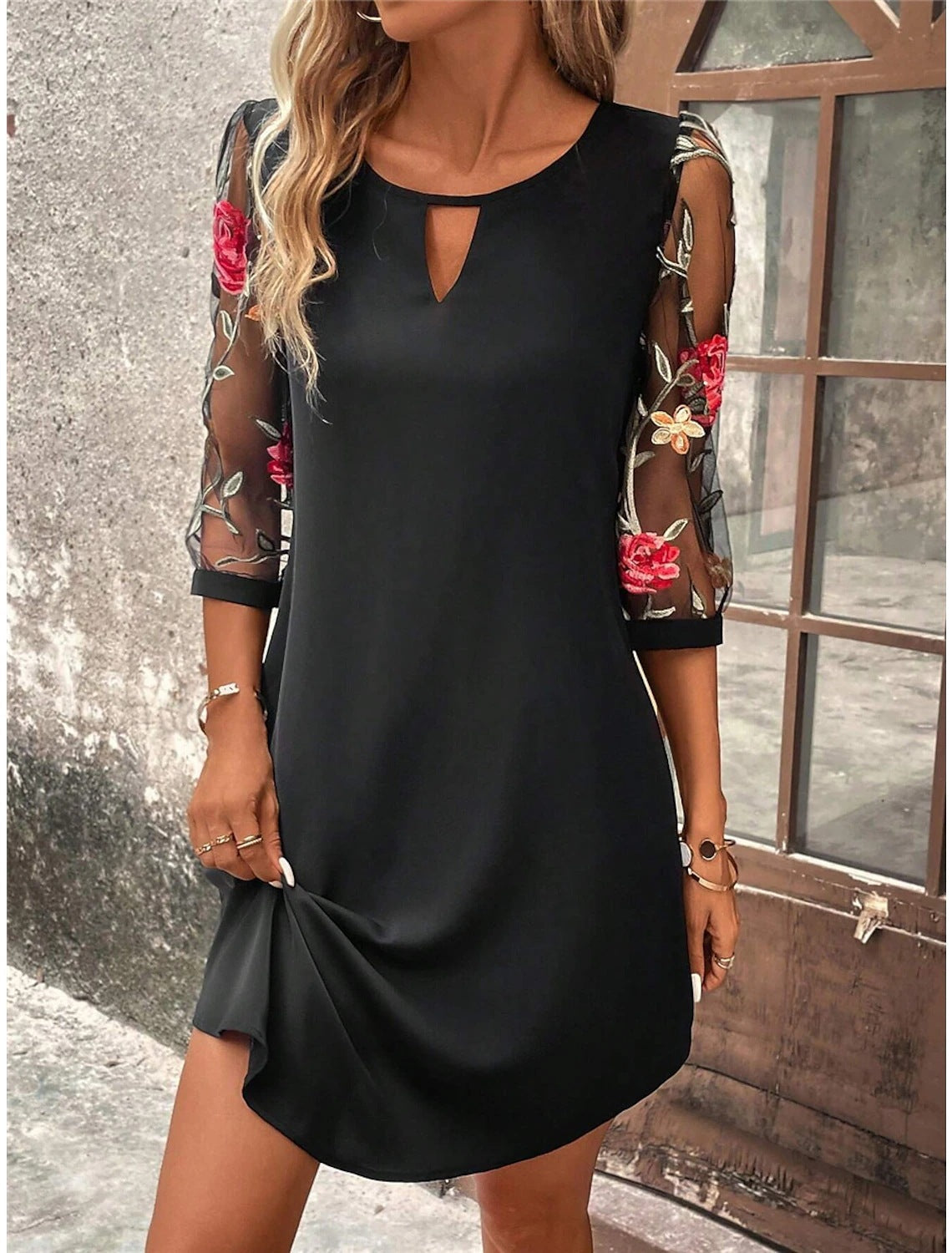 Maëva - Elegante mini jurk dames