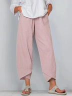 Giuliana - Licht cropped pantalon dames