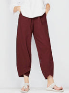 Giuliana - Licht cropped pantalon dames