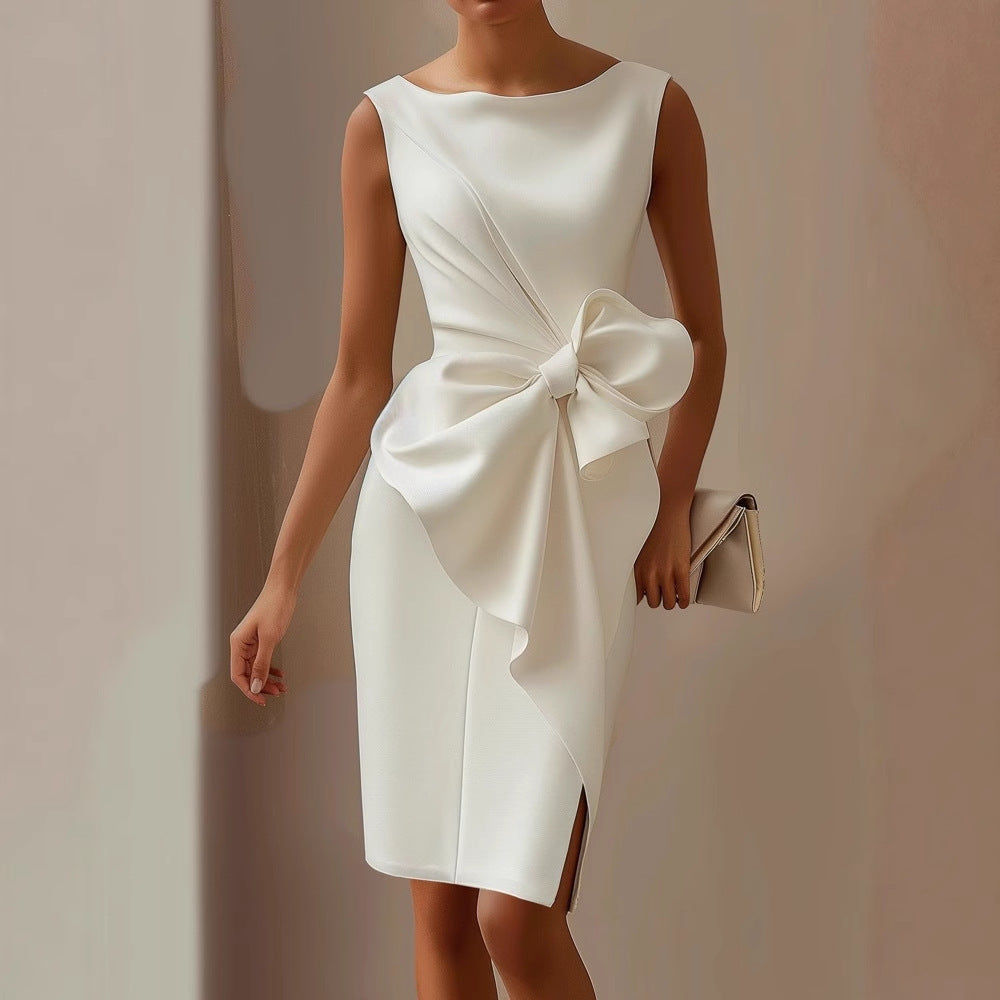Roseline - Elegante mini zomerjurk mouwloos dames