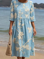 Margaux - Vintage casual zomerjurk dames