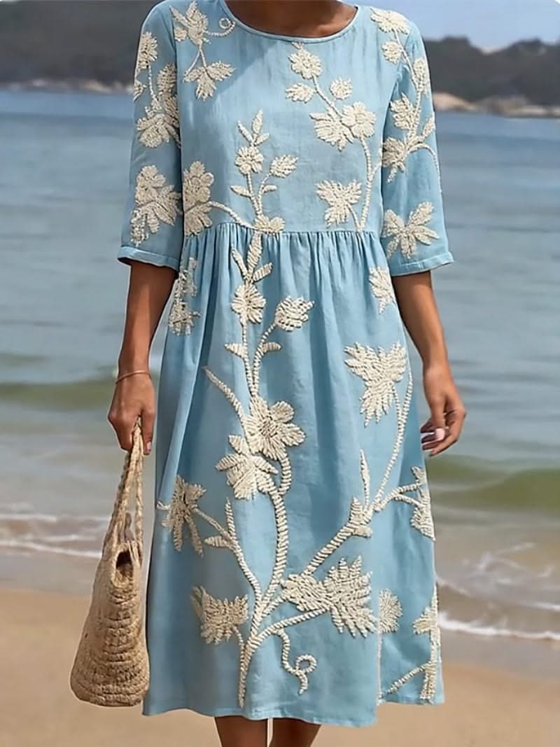 Margaux - Vintage casual zomerjurk dames