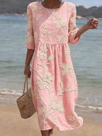 Margaux - Vintage casual zomerjurk dames